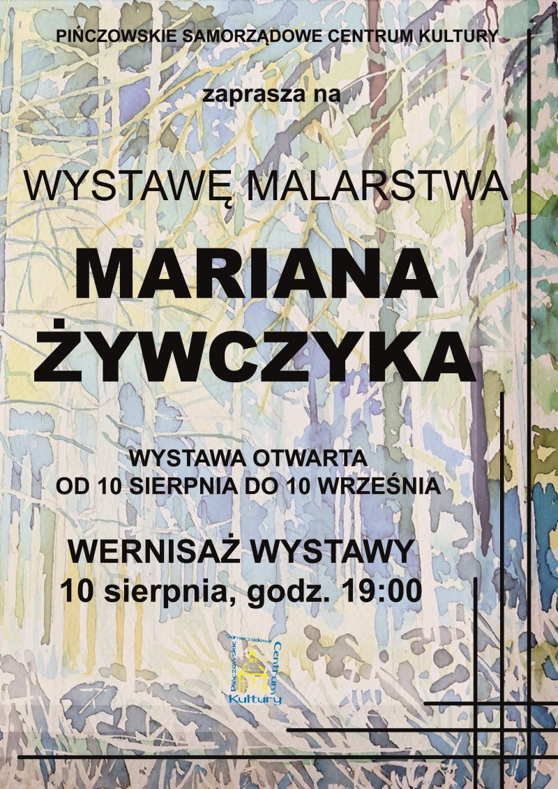 wystawa plakat Marian Żywczyk 800 x 1131