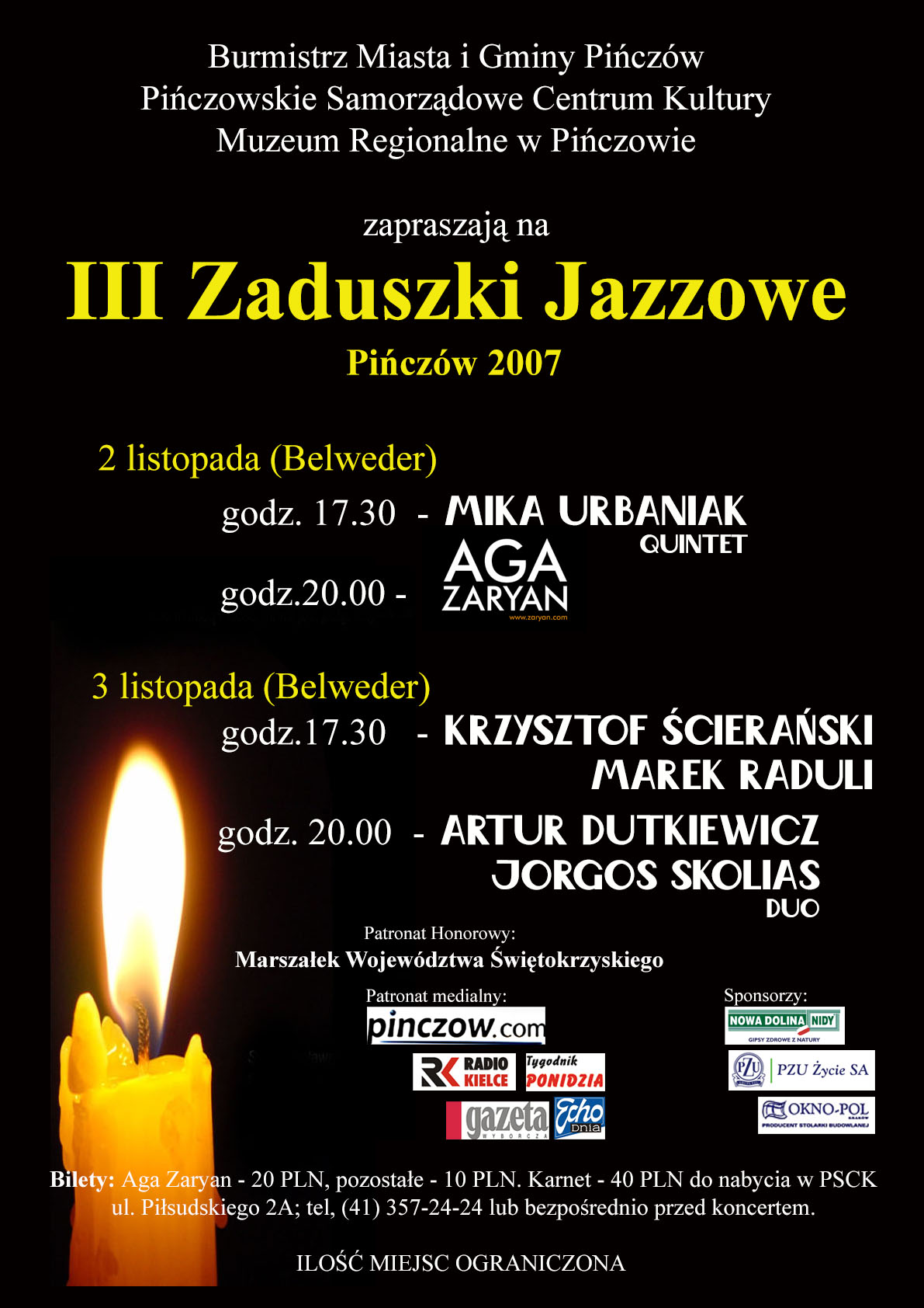 3   2007 plakat zaduszki świeca1