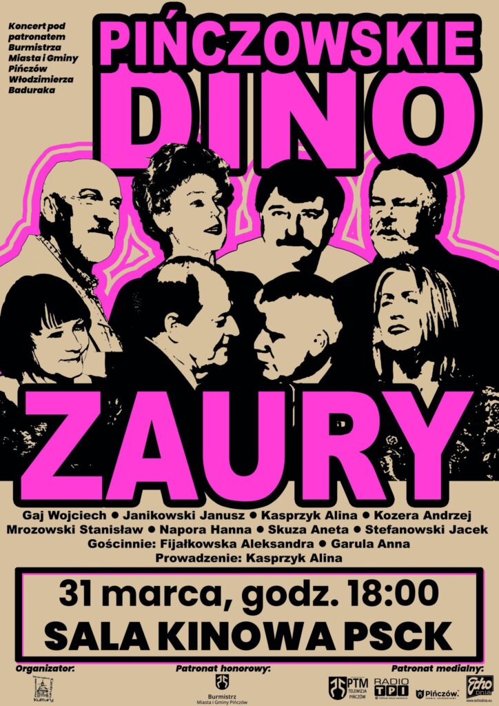 30-lecie Pińczowskich Dinozaurów plakat