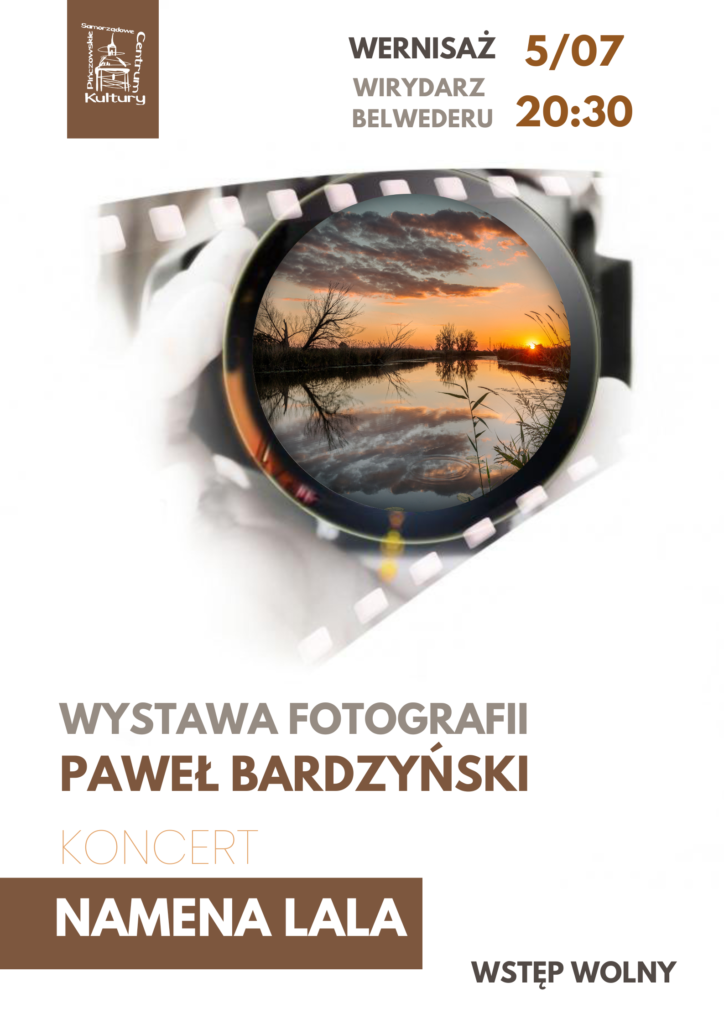 Plakat wystawa fotografii Pawła Bardzyńskiego