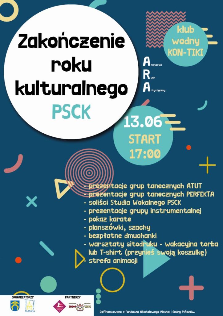 zakończenie roku kulturalnego plakat