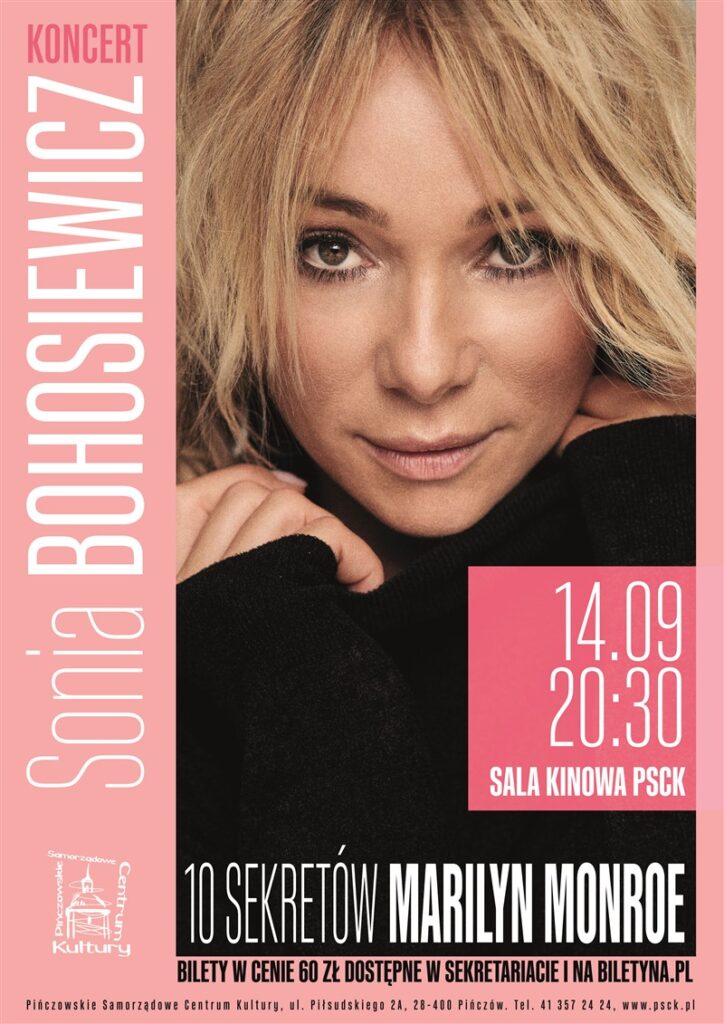 Sonia Bohosiewicz plakat