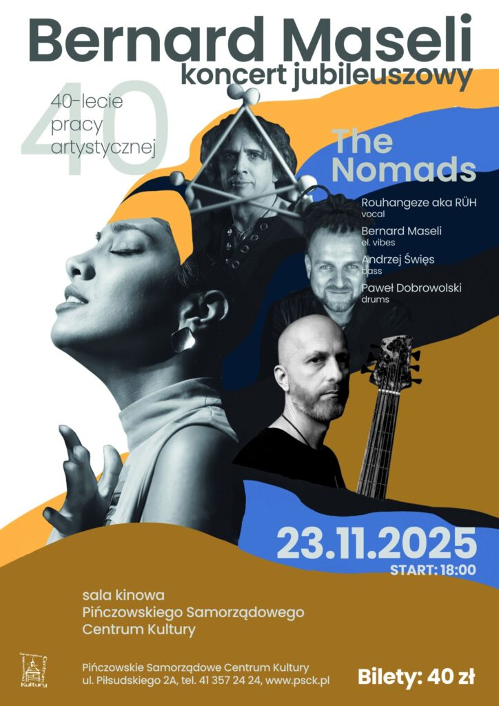 The Nomads Bernard Maseli koncert jubileuszowy - plakat