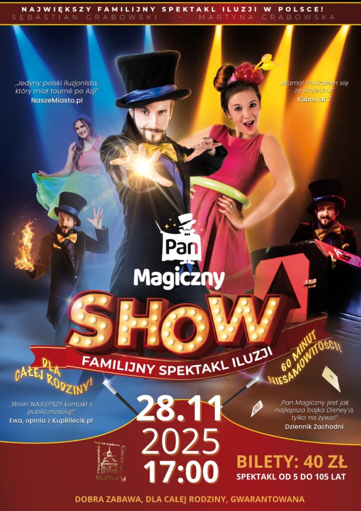 Pan Magiczny Show - plakat