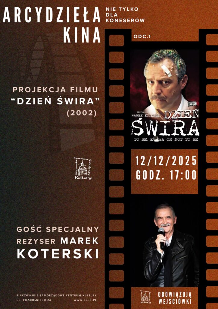 Spotkanie z Markiem Koterskim plakat