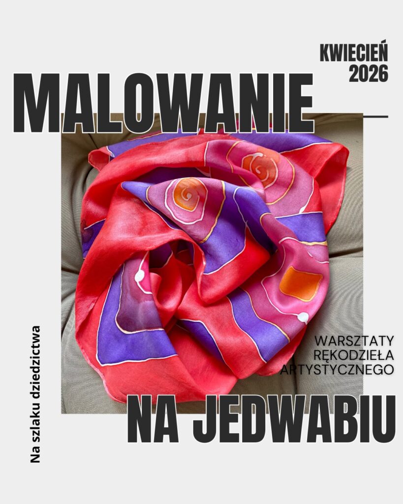 malowanie na jedwabiu plakat