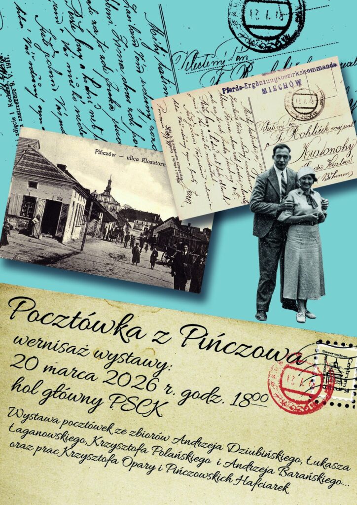 plakat Pocztówka z Pińczowa 