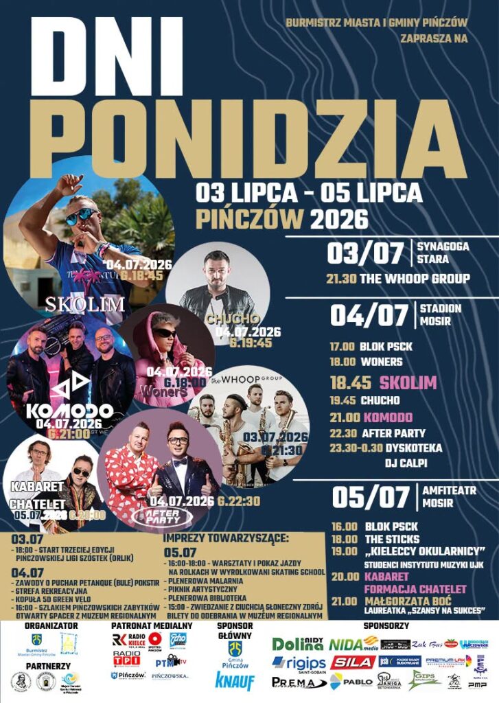 Dni Ponidzia 2026 plakat